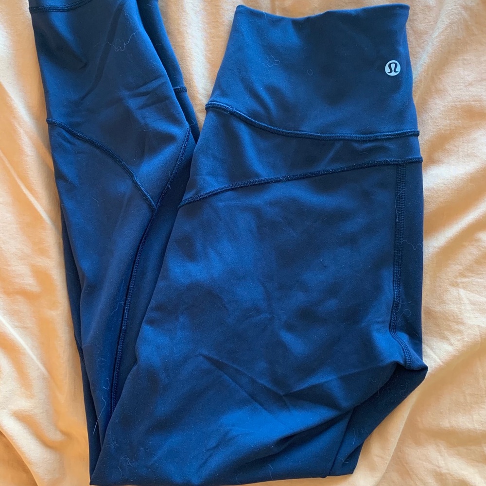 In movement black lululemon leggings